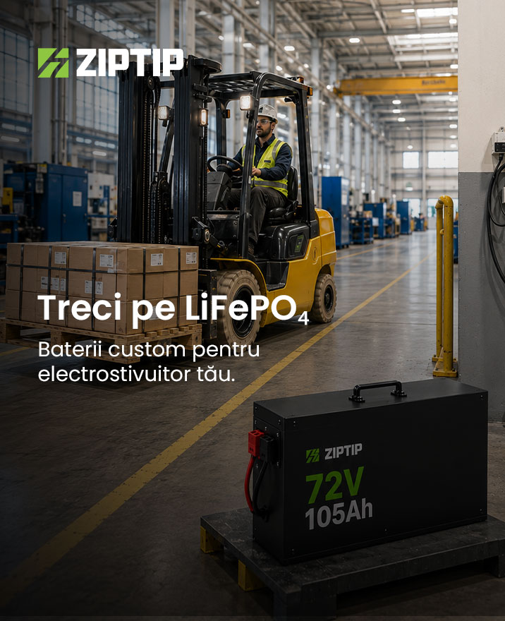 Treci pe LiFePO4 — acumulatori custom pentru electrostivuitorul tău