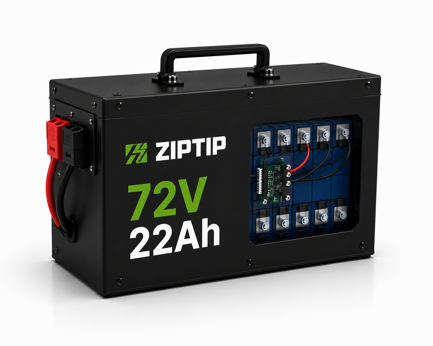 Baterie LiFePO4 72V 22Ah ZIPTIP cu Celule EVE Grade A și BMS JK Active Balancer