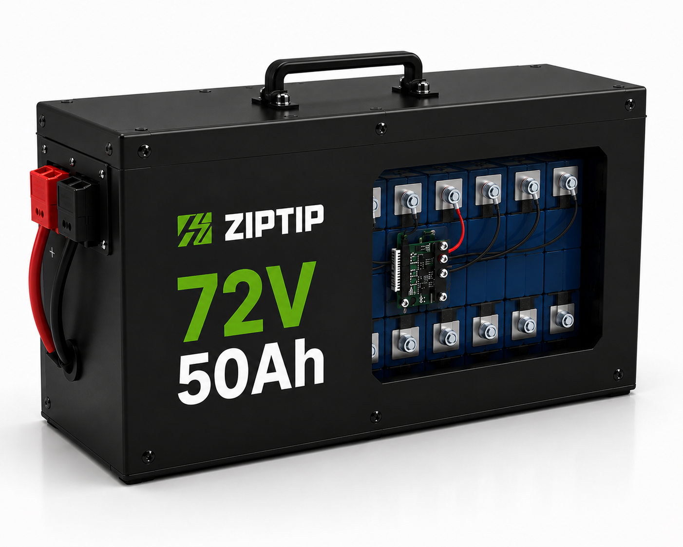 Baterie LiFePO4 72V 50Ah ZIPTIP cu Celule EVE Grade A și BMS JK Active Balancer