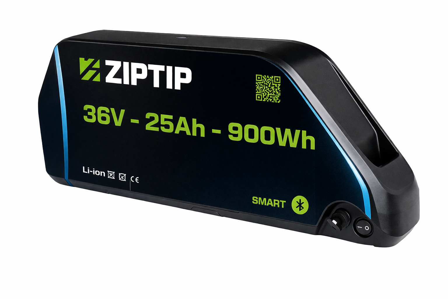 Acumulator Li-Ion 36V 25Ah pentru bicicletă electrică, carcasă DP7, Smart BMS Bluetooth