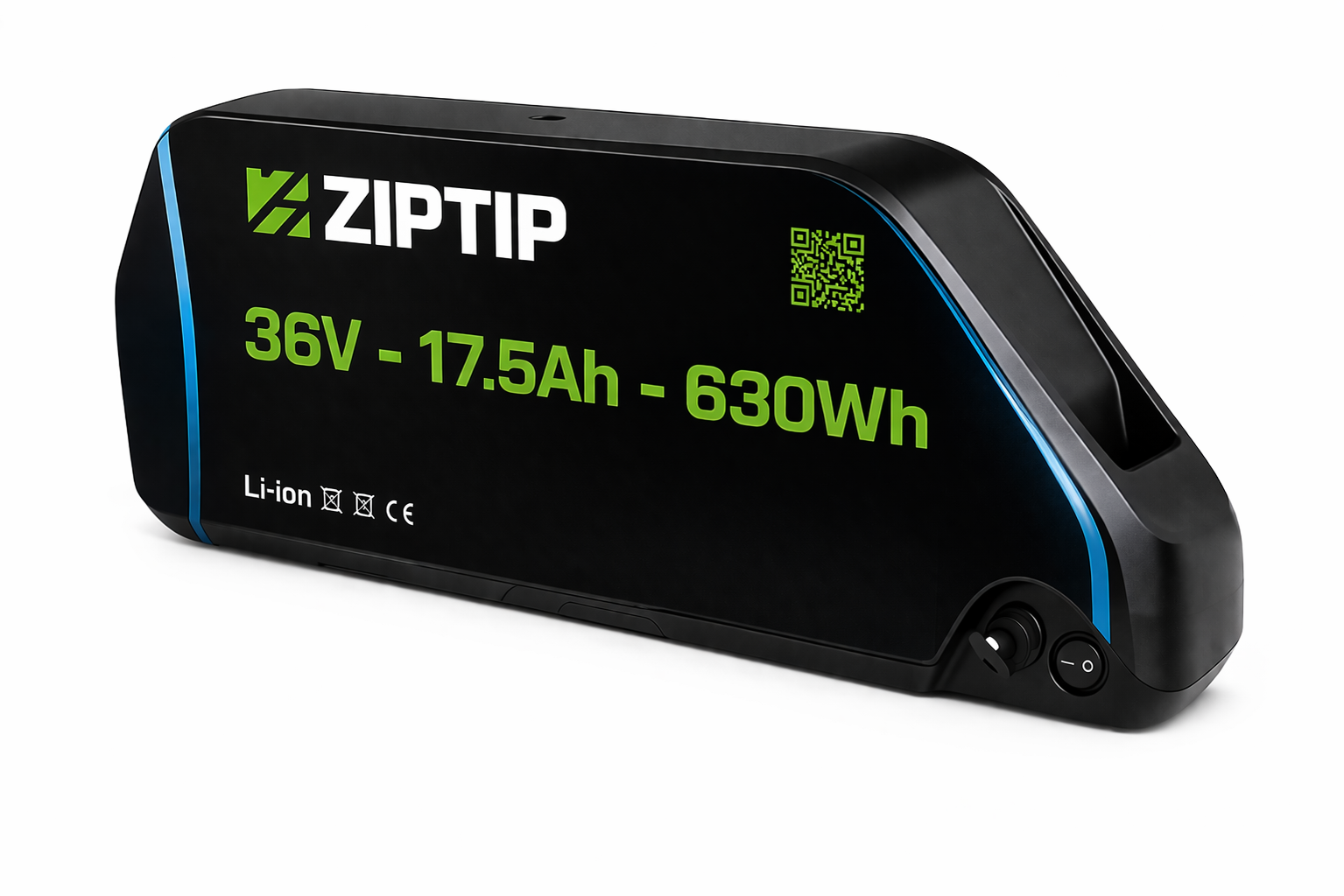 Acumulator Li-Ion 36V 17.5Ah pentru Bicicletă Electrică, Carcasă DP9, BMS Standard