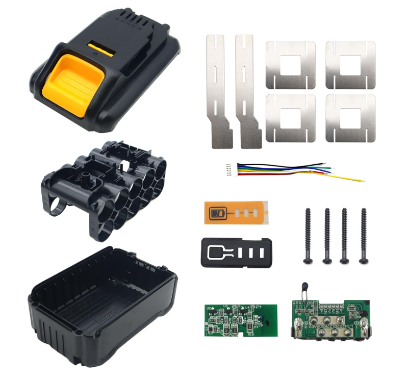 Carcasă acumulator 20V DCB200 / DCB205 / DCB206, compatibilă DeWalt, cu BMS integrat, 10 celule