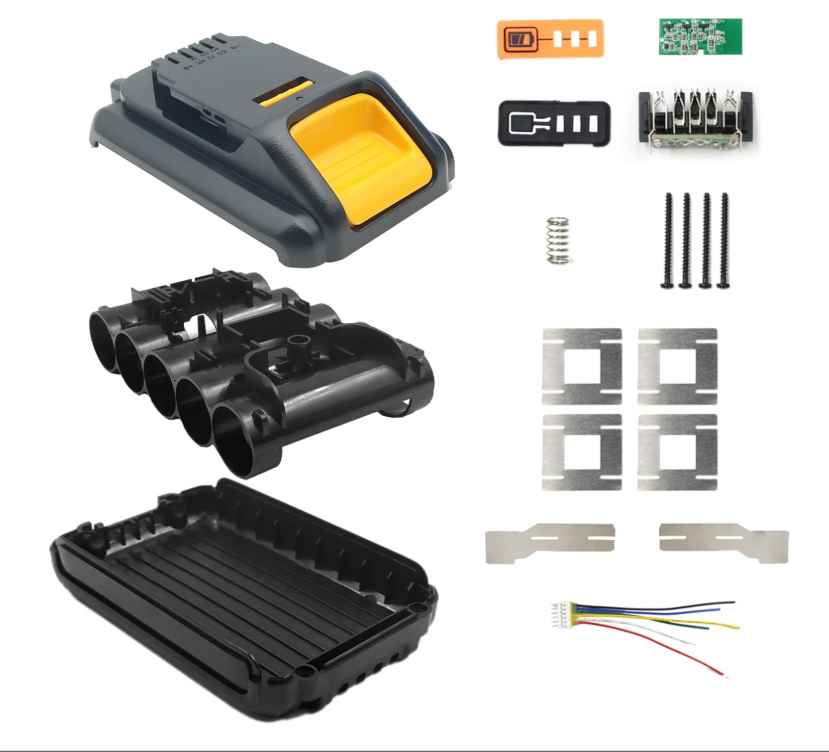 Carcasă acumulator 20V DCB200 / DCB205 / DCB206, compatibilă DeWalt, cu BMS integrat, 5 celule