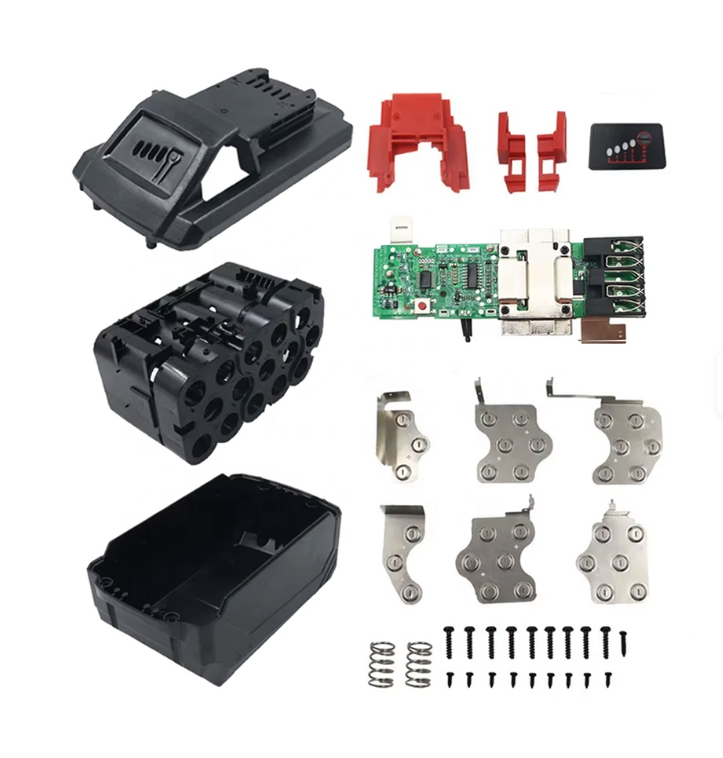 Carcasă acumulator 18V M18S, compatibilă Milwaukee, cu BMS integrat, 15 celule