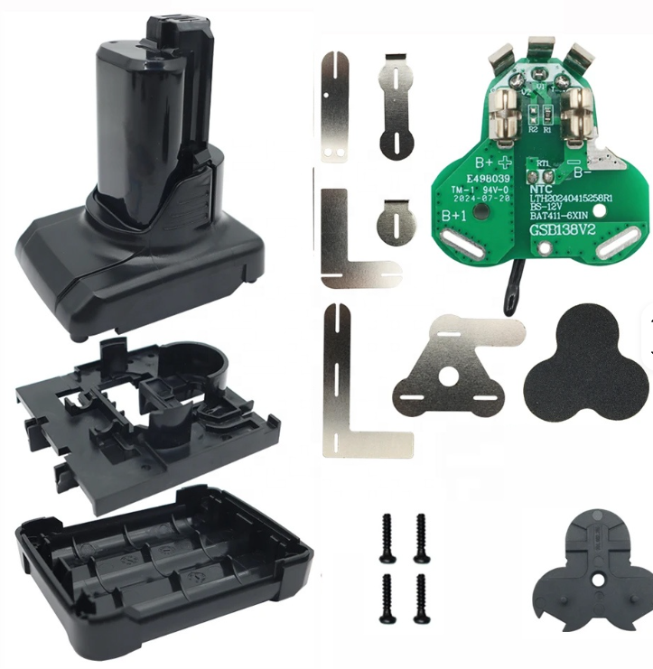 Carcasă acumulator 10,8V / 12V BAT411 / BAT412A / BAT413A / BAT420, compatibilă Bosch, cu BMS integrat