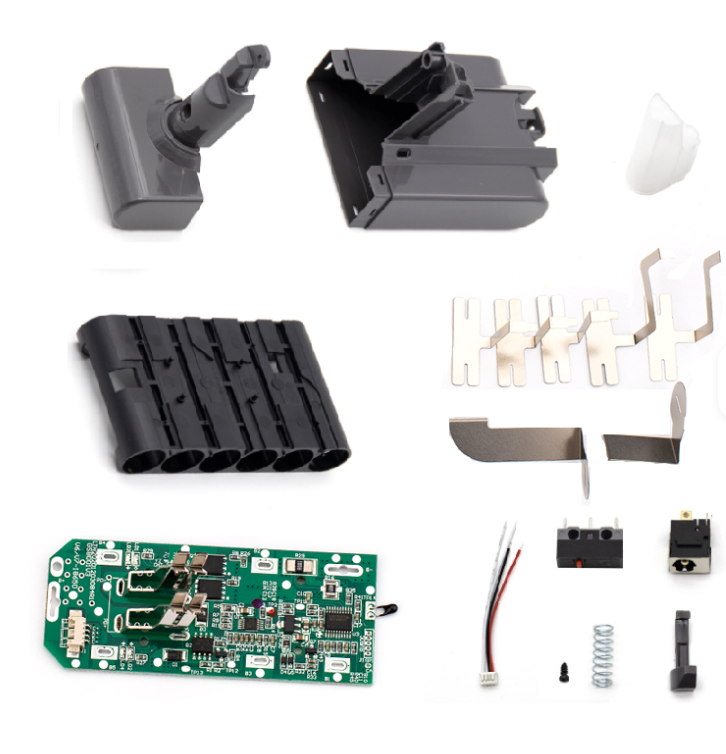 Carcasă acumulator 21,6V pentru Dyson V6 (DC58 / DC62), compatibilă, cu BMS integrat