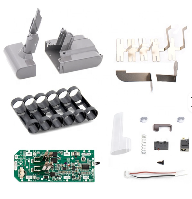 Carcasă acumulator 21,6V pentru Dyson V7 Fluffy Extra, compatibilă, cu BMS integrat