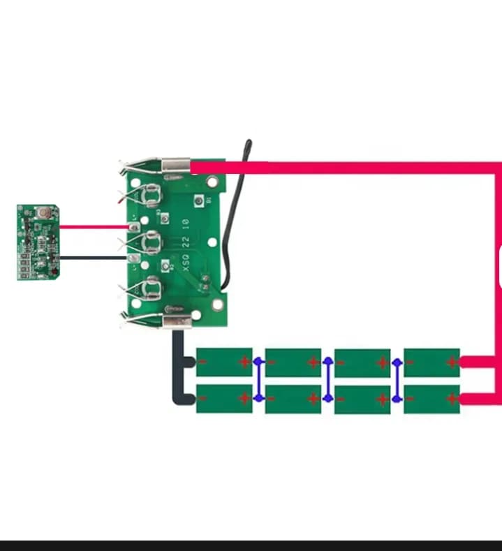 Carcasă acumulator 14,4V BAT614, compatibilă Bosch, cu BMS integrat 4