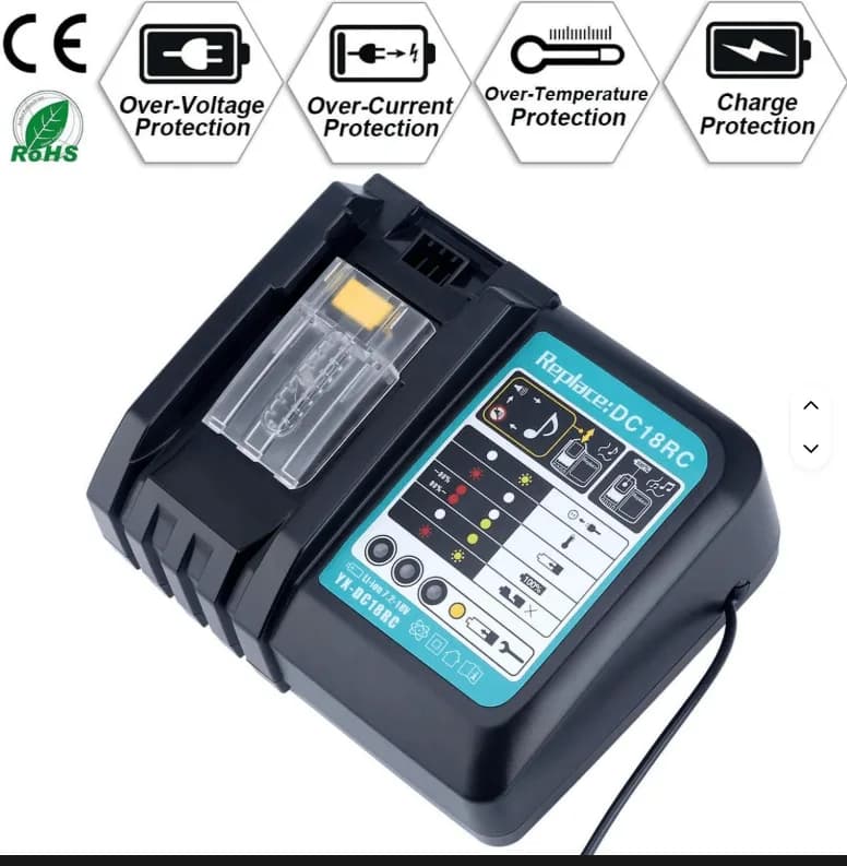 Încărcător acumulatori tip Makita DC18RC, 18V 5