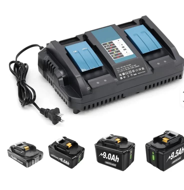 Încărcător rapid acumulatori tip Makita, 14.4V / 18V, compatibil BL1430 / BL1850 4
