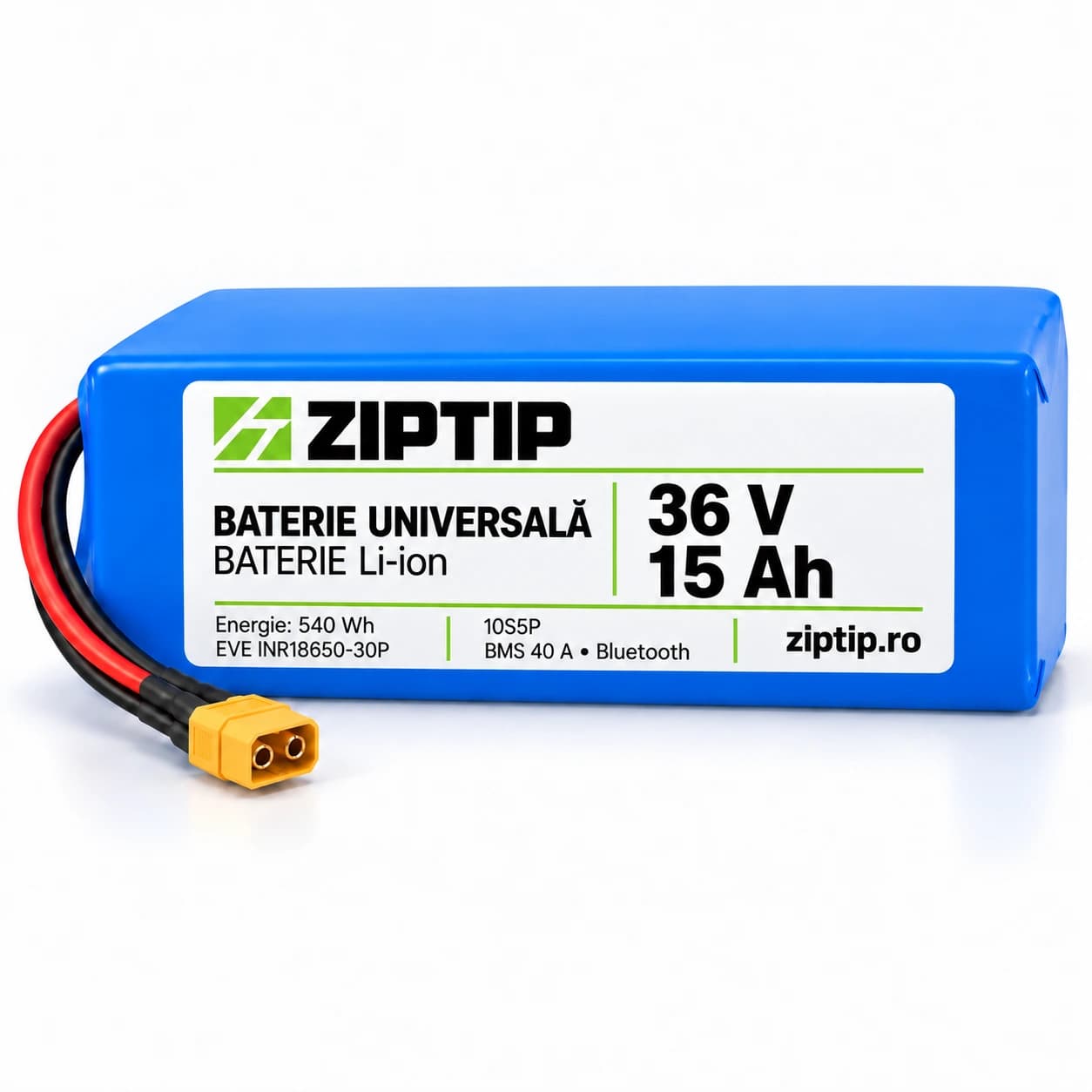 Baterie universală Li-ion 36V, 15–25 Ah | ZipTip