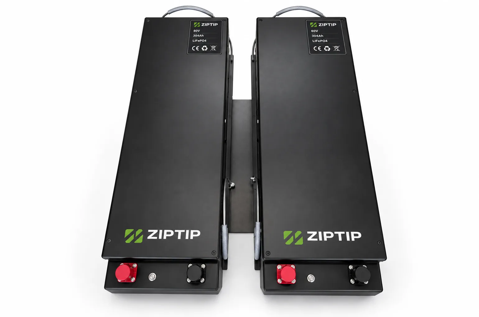 Set 2 Acumulatori LiFePO4 24V 304Ah ZIPTIP pentru Nacele și Utilaje Electrice 48V