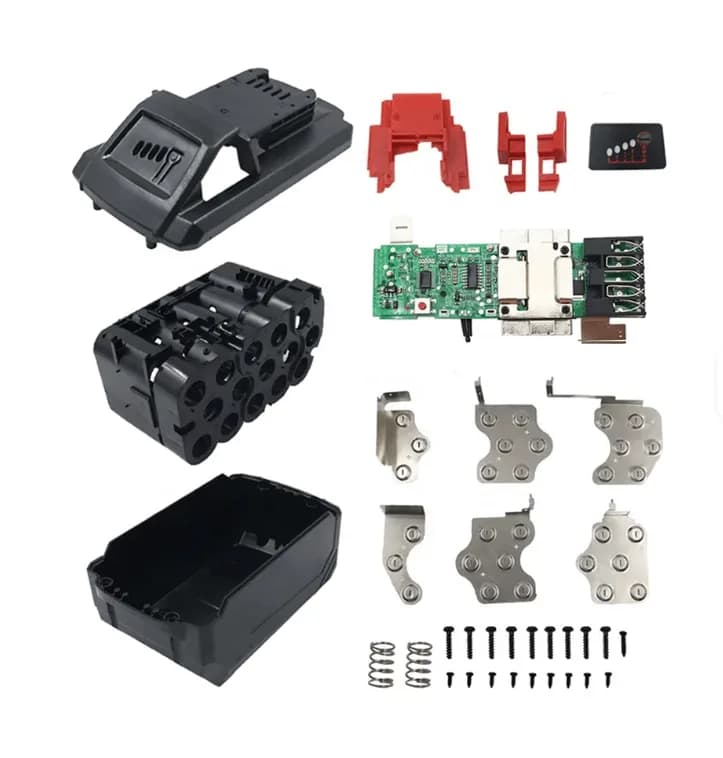 Carcasă acumulator 18V M18S, compatibilă Milwaukee, cu BMS integrat, 15 celule