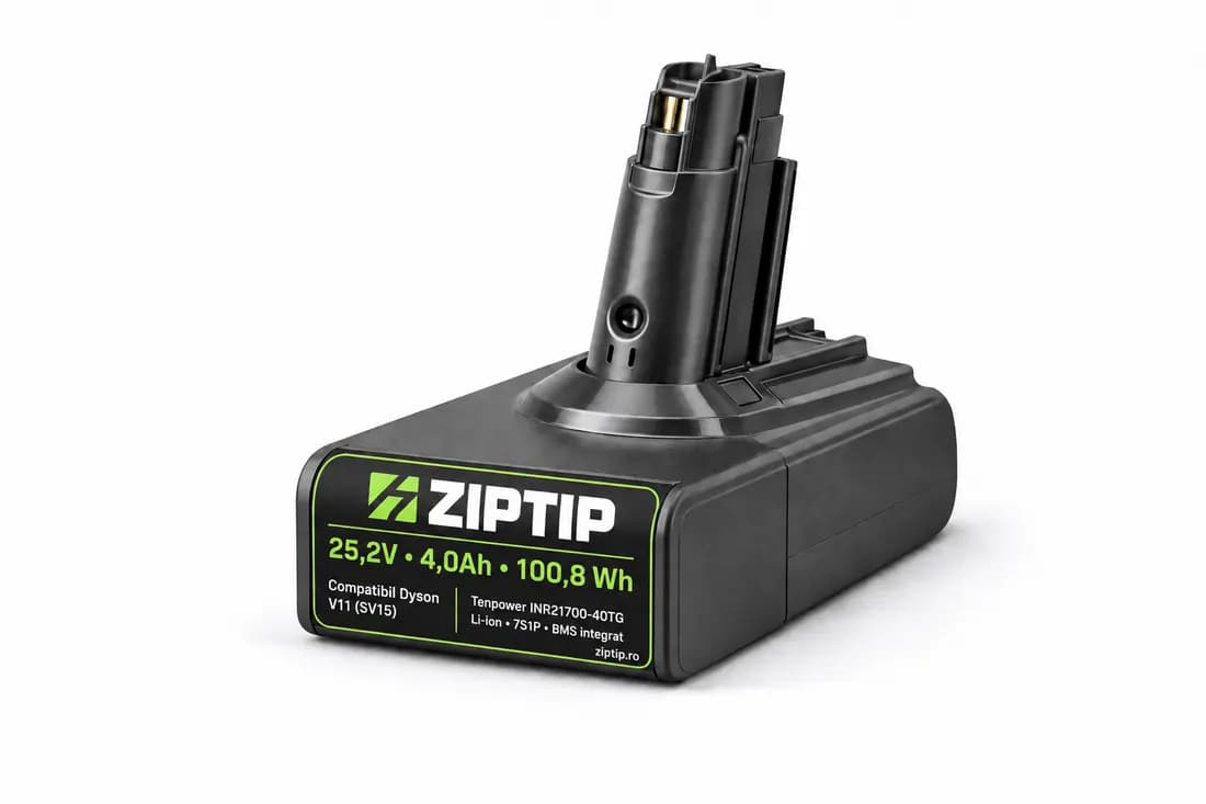 Baterie compatibil Dyson V11 25.2V SV15 – 4Ah | ZipTip